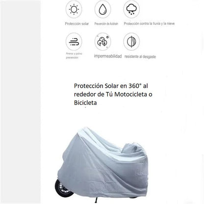 Cubierta Resistente  con UV Para Bicicleta - Motocicleta